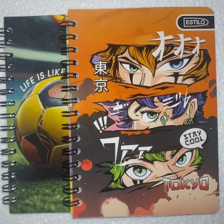 CUADERNO PEQUEÑO ESPIRAL 1 LINEA 60 HOJAS