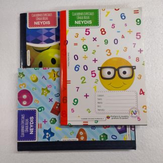 CUADERNO COSIDO (A5) PEQUEÑO 2 LINEAS N.2 CUADRO N.7 60 HOJAS