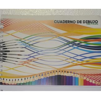 CUADERNO DE DIBUJO CON MARGEN N.5 GRANDE ESPIRAL DE 60H