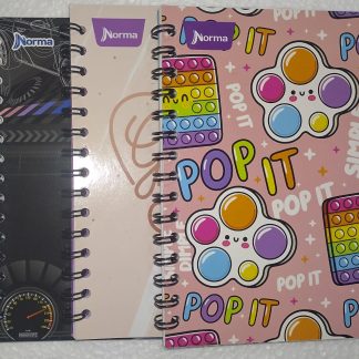 CUADERNO PEQUEÑO ESPIRAL CUADROS 60 HOJAS